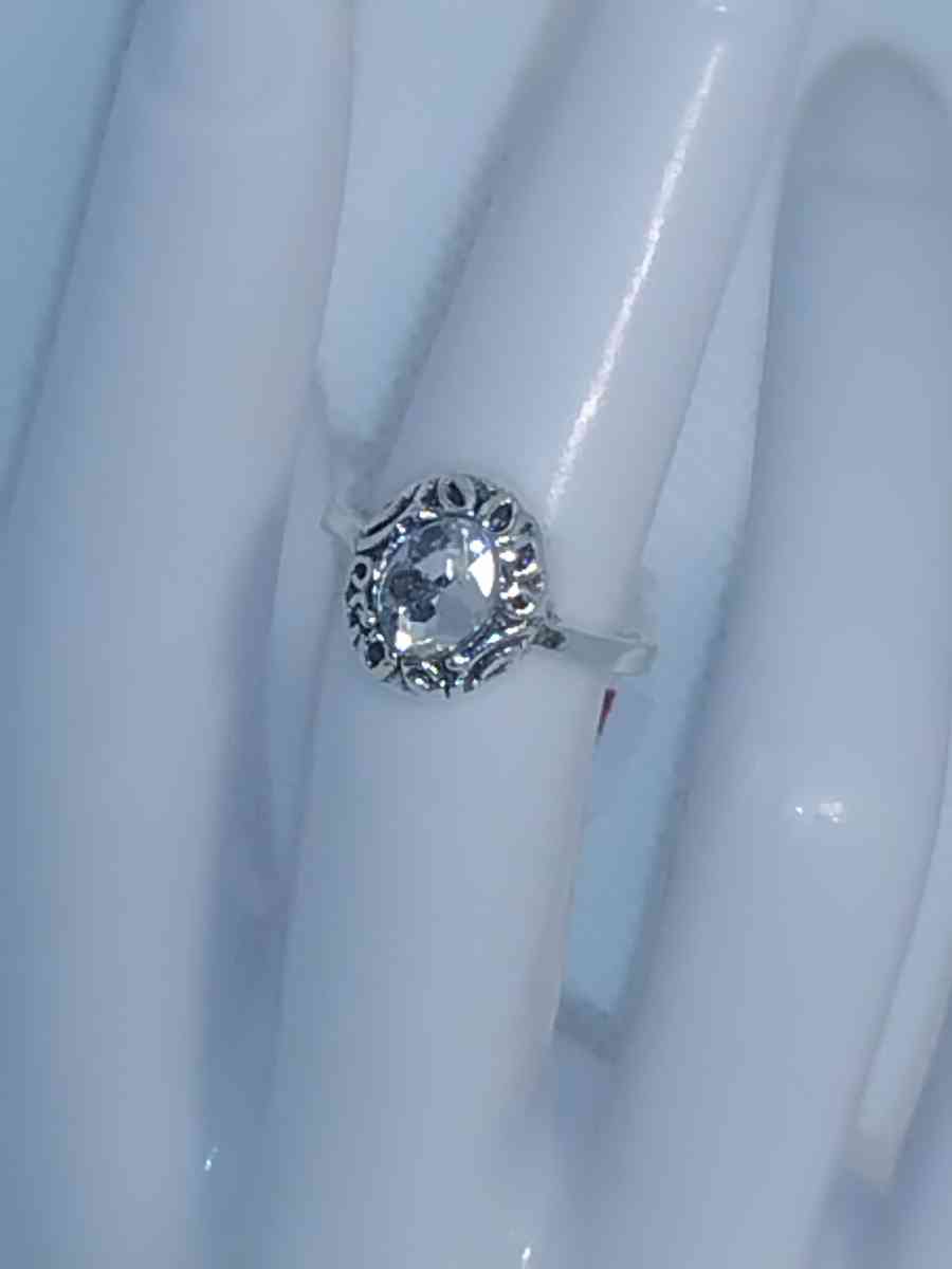 White Oval Signet Ring - Roanoke, Virginia