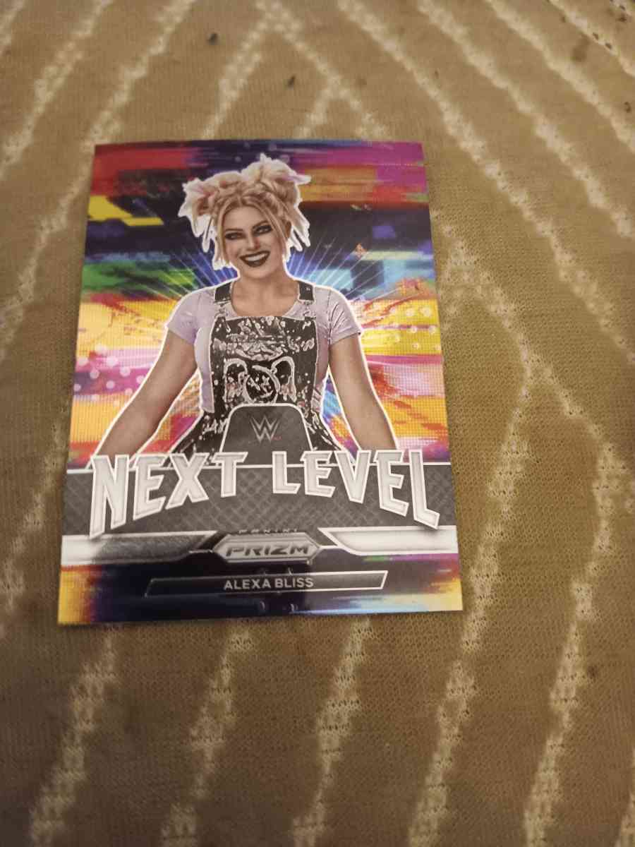 rare 2022 limited edition prism wwe raw alexa bliss card - Jermyn, Pennsylvania