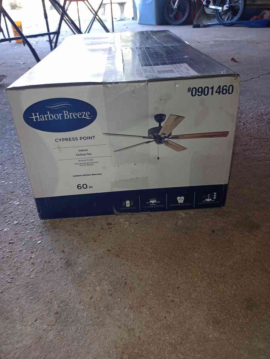 Harbor Breeze Cypress Point 60in Indoor Ceiling Fan - Hattiesburg, Mississippi - FleaMarketBay