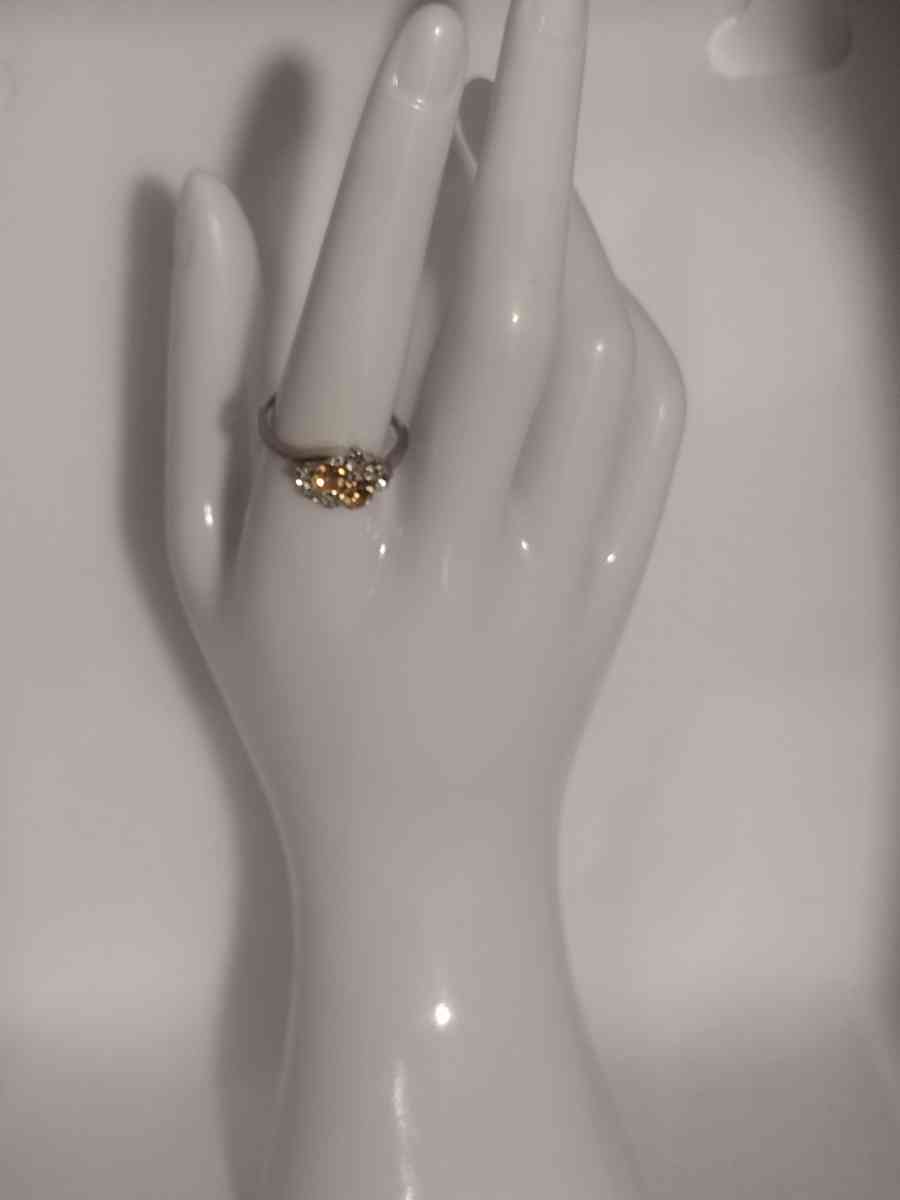 Peach Cluster Silver Ring - Roanoke, Virginia - FleaMarketBay