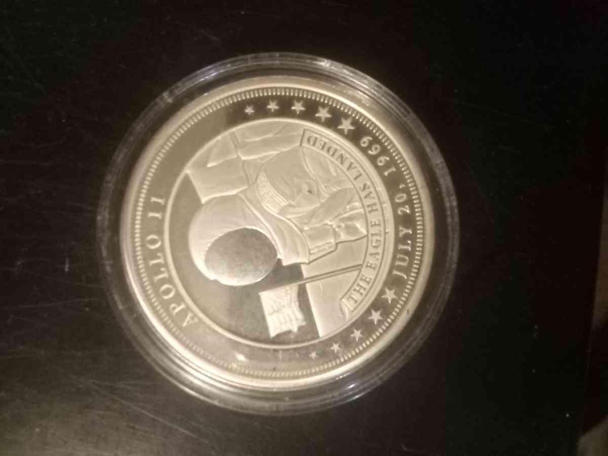 Apollo 11 anniversary silver dollar coin - Cocoa, Florida - FleaMarketBay