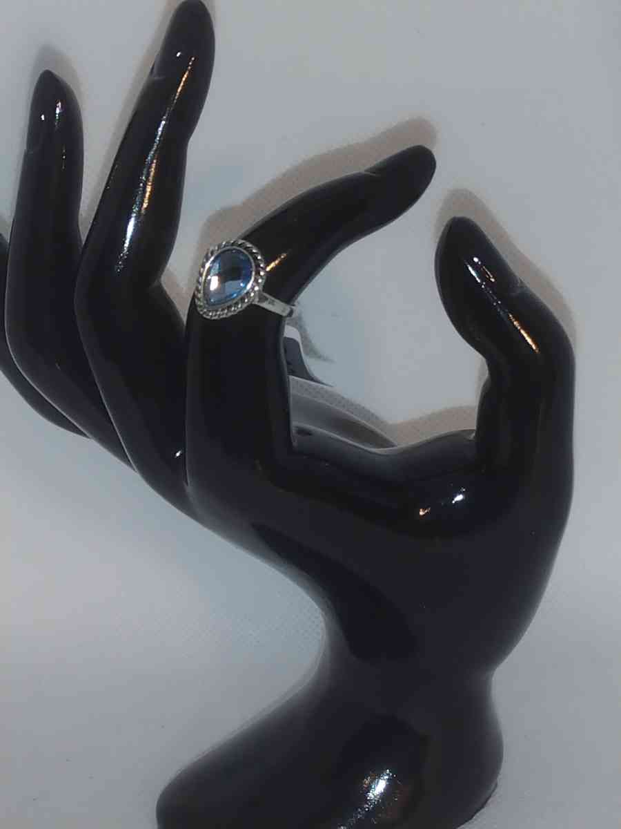 Blue Teardrop Ring - Roanoke, Virginia - FleaMarketBay