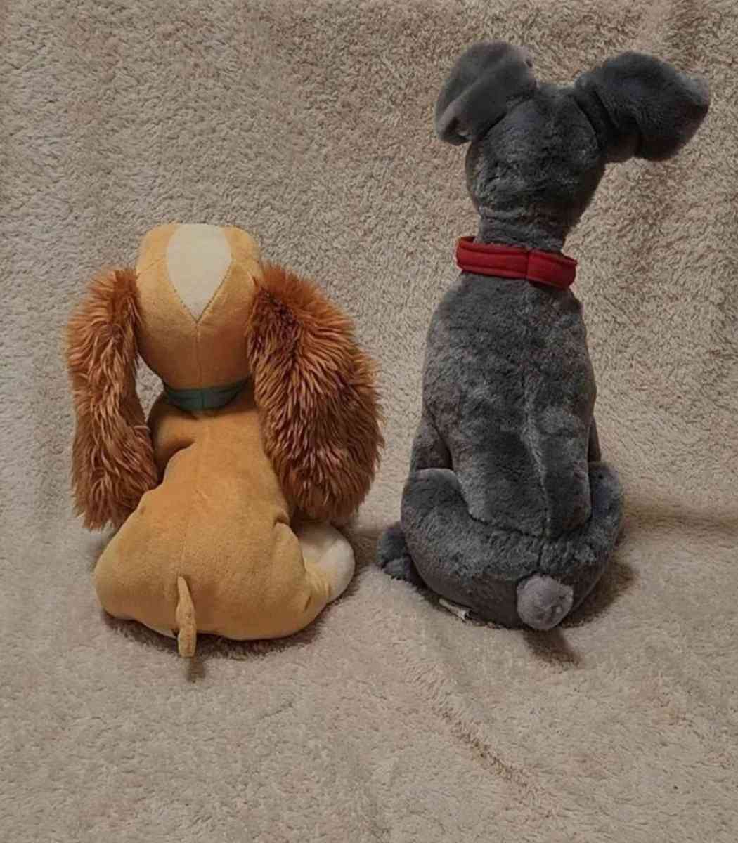 Disney Lady And The Tramp Plushes - Kansas City, Missouri - FleaMarketBay