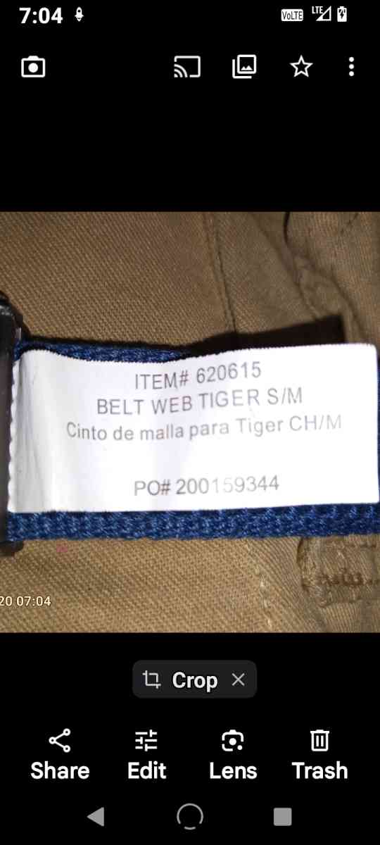 Boys Scouts TIGER BELT - Cobb, Georgia - FleaMarketBay