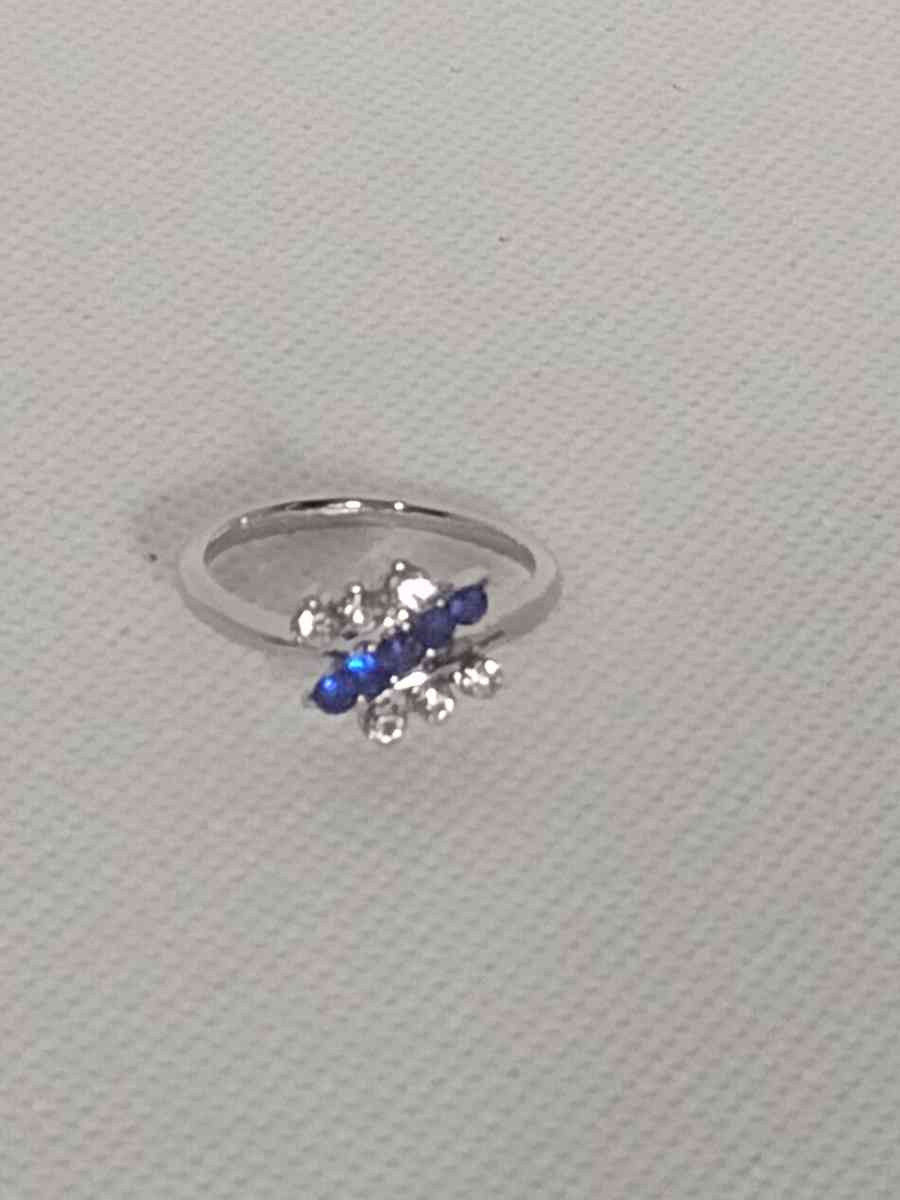 Blue Dragonfly Silvery Ring - Roanoke, Virginia - FleaMarketBay