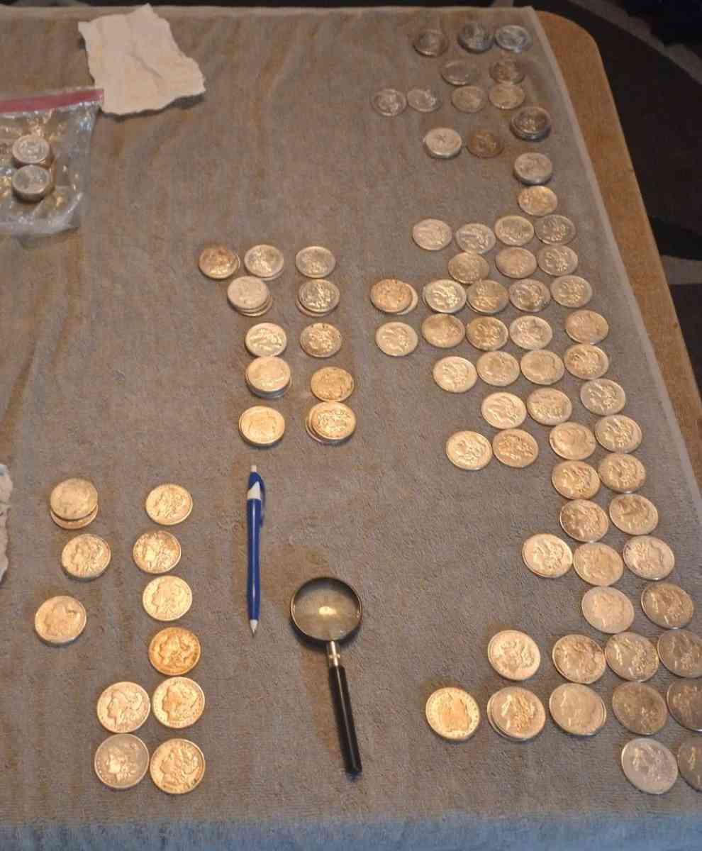 Morgan Dollar collection - Davidson, Oklahoma