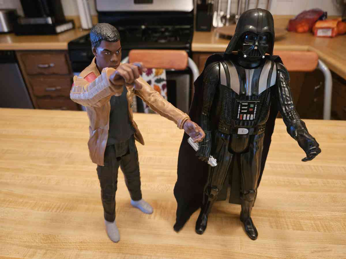Star Wars Finn and Darth Vader Action Figures - Chicago, Illinois