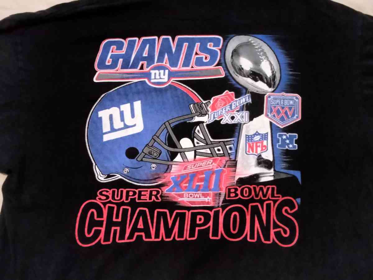 NY Giants Super Bowl T Shirt - Norristown, Pennsylvania - FleaMarketBay