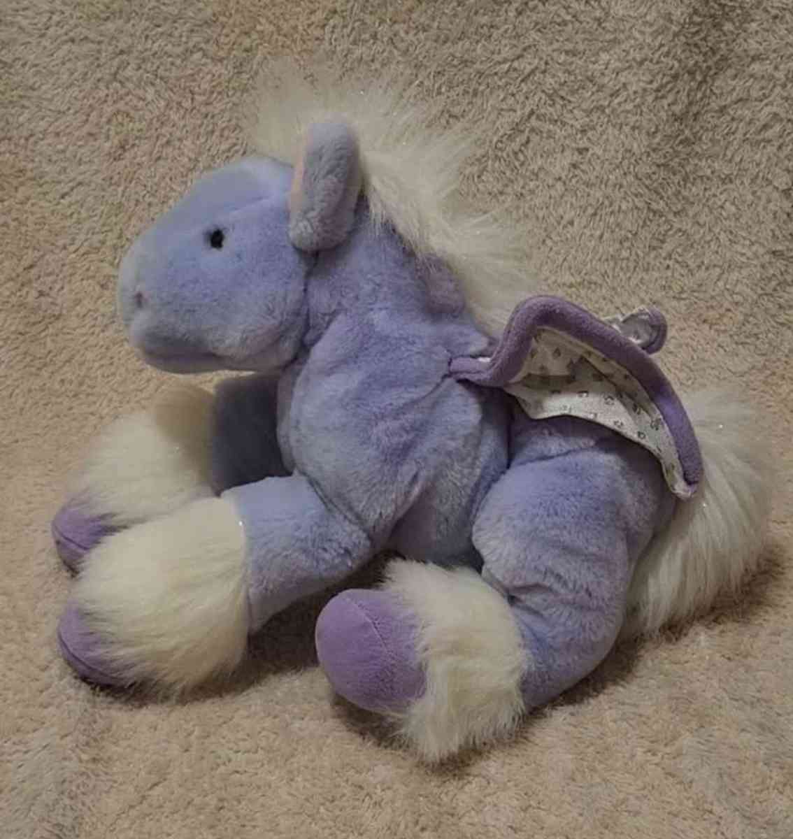 14 Inch Animal Alley Purple Pegasus Plush - Kansas City, Missouri - FleaMarketBay
