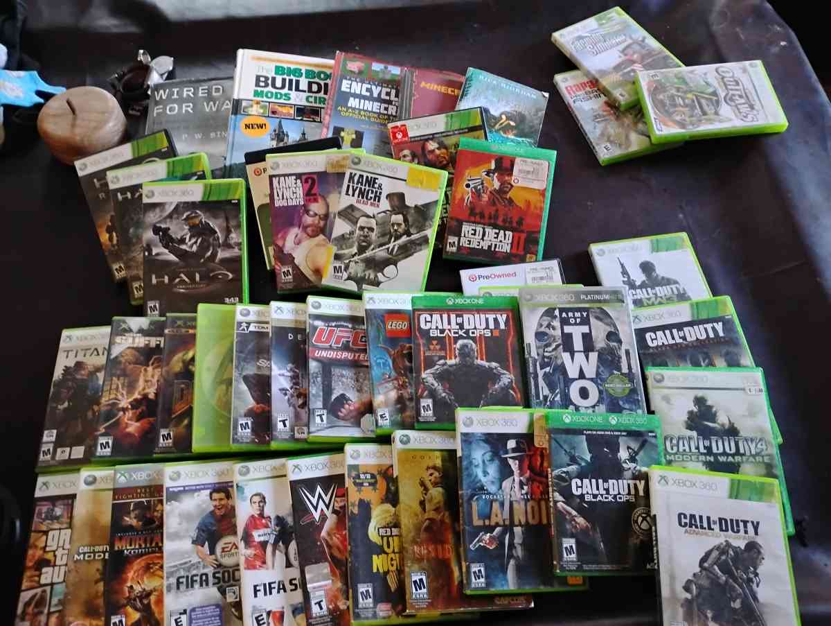 xbox360 game lot - Wayland, Iowa - FleaMarketBay