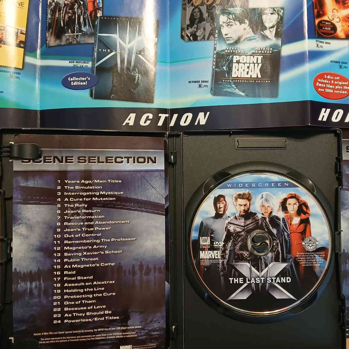 X Men The last Stand DVD - Indianapolis, Indiana - FleaMarketBay