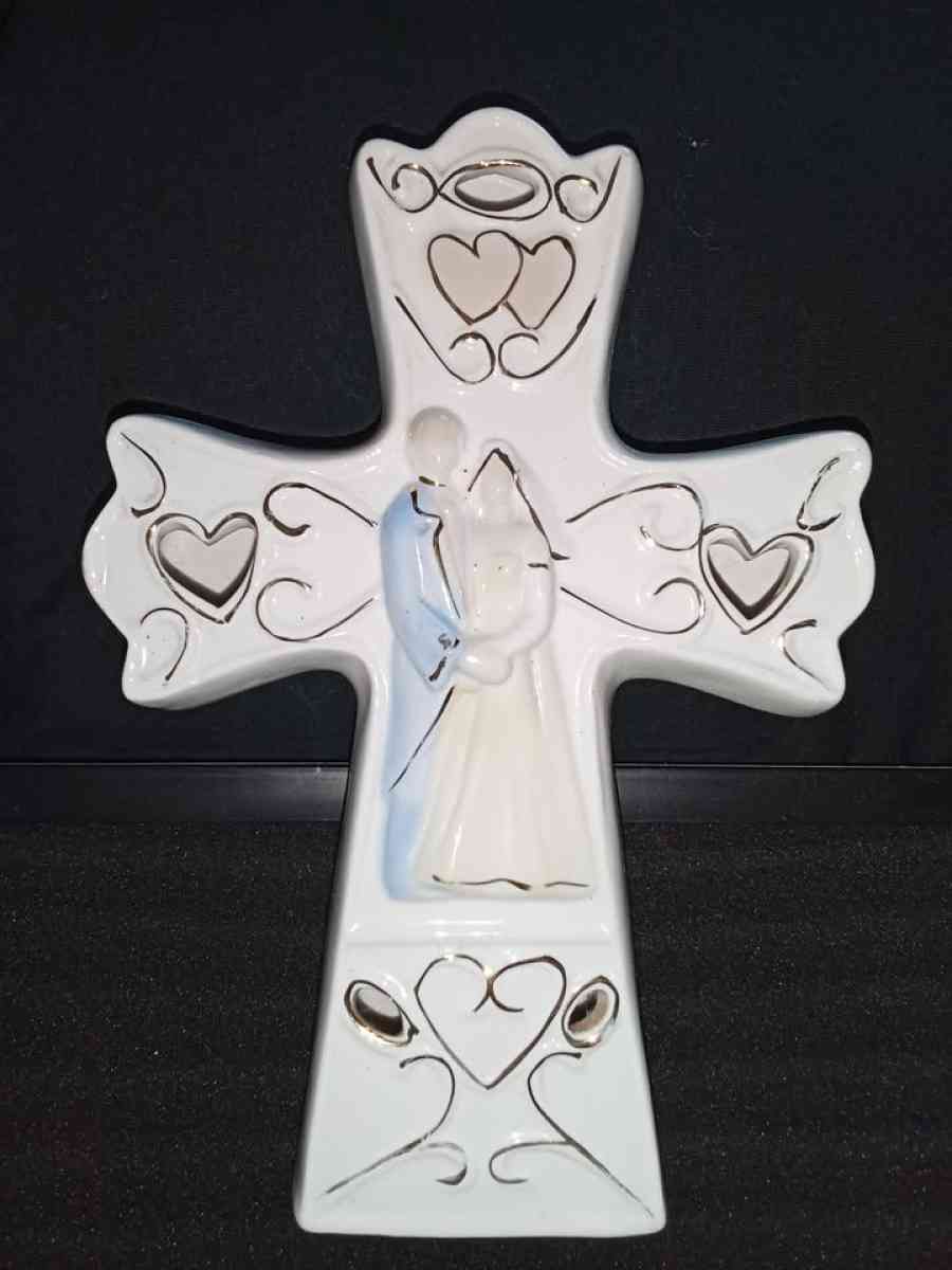 Groom and Bride Wedding Cross Table Decor - Avon Park, Florida - FleaMarketBay