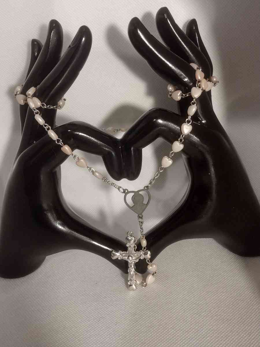 Pink Rosary with Pouch - Roanoke, Virginia