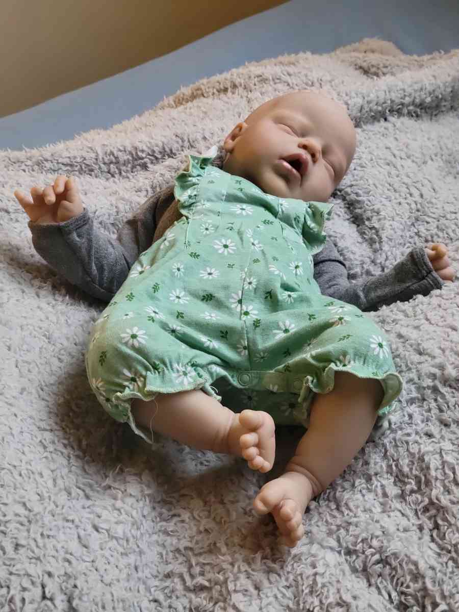 Reborn Baby Doll Alexis by Cassie Brace - Niles, Ohio - FleaMarketBay
