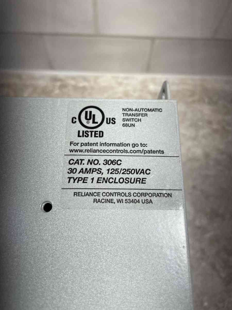 6 Circuit Transfer Switch - Fall River, Massachusetts - FleaMarketBay