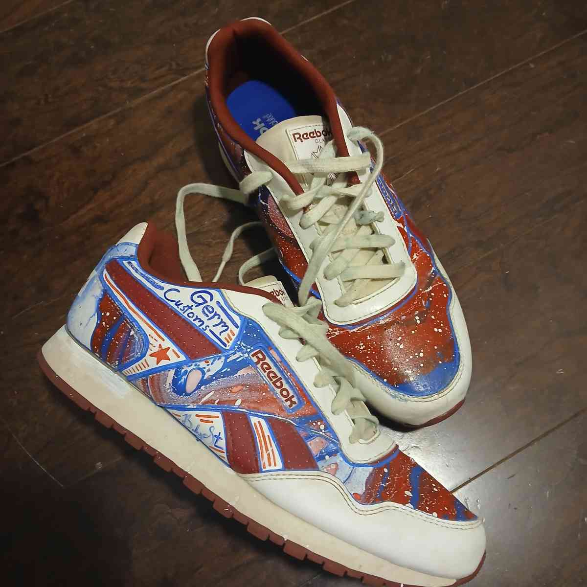 Reebok Classic personally painted for men size 9 - Indianapolis, Indiana - FleaMarketBay