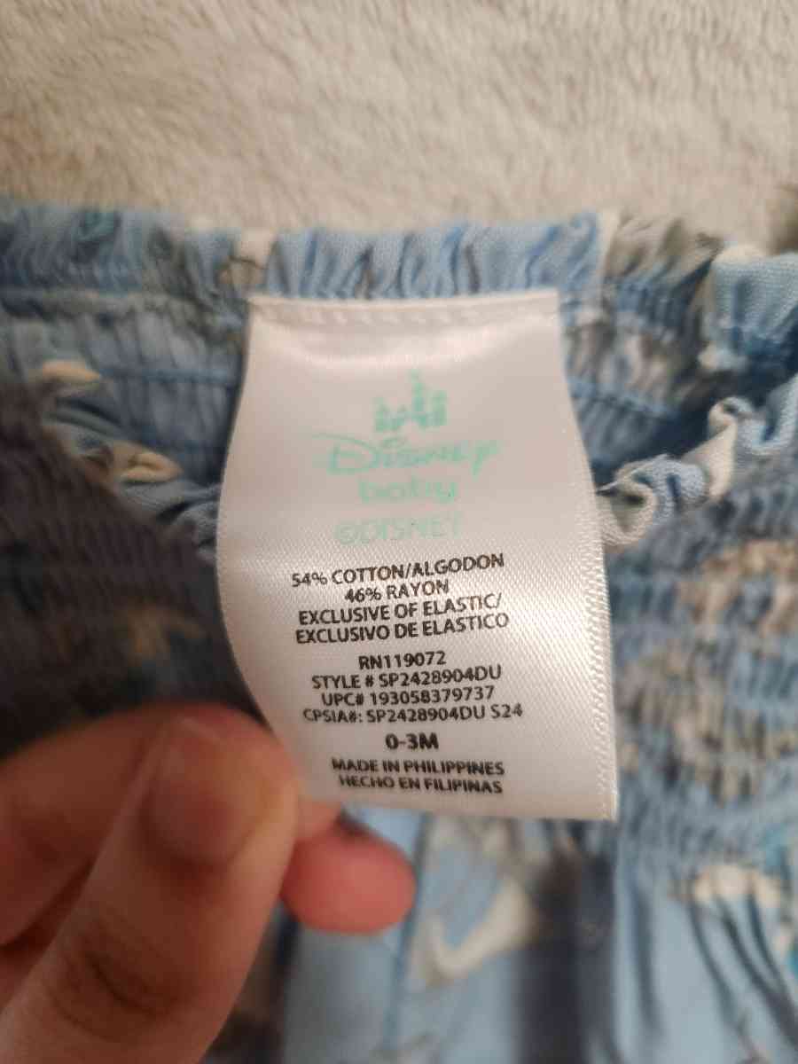 0 to 3 Months Baby Girls Disney Blue Outfit - Kansas City, Missouri - FleaMarketBay