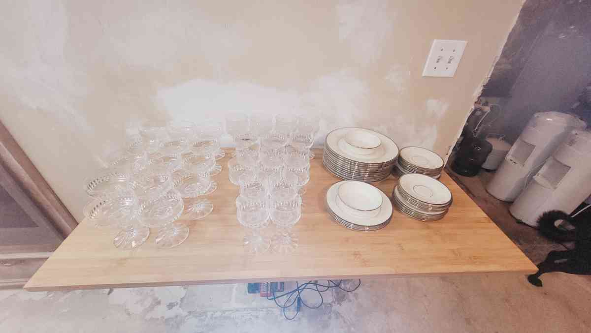 Lenox China and crystal stemware - Houston, Texas