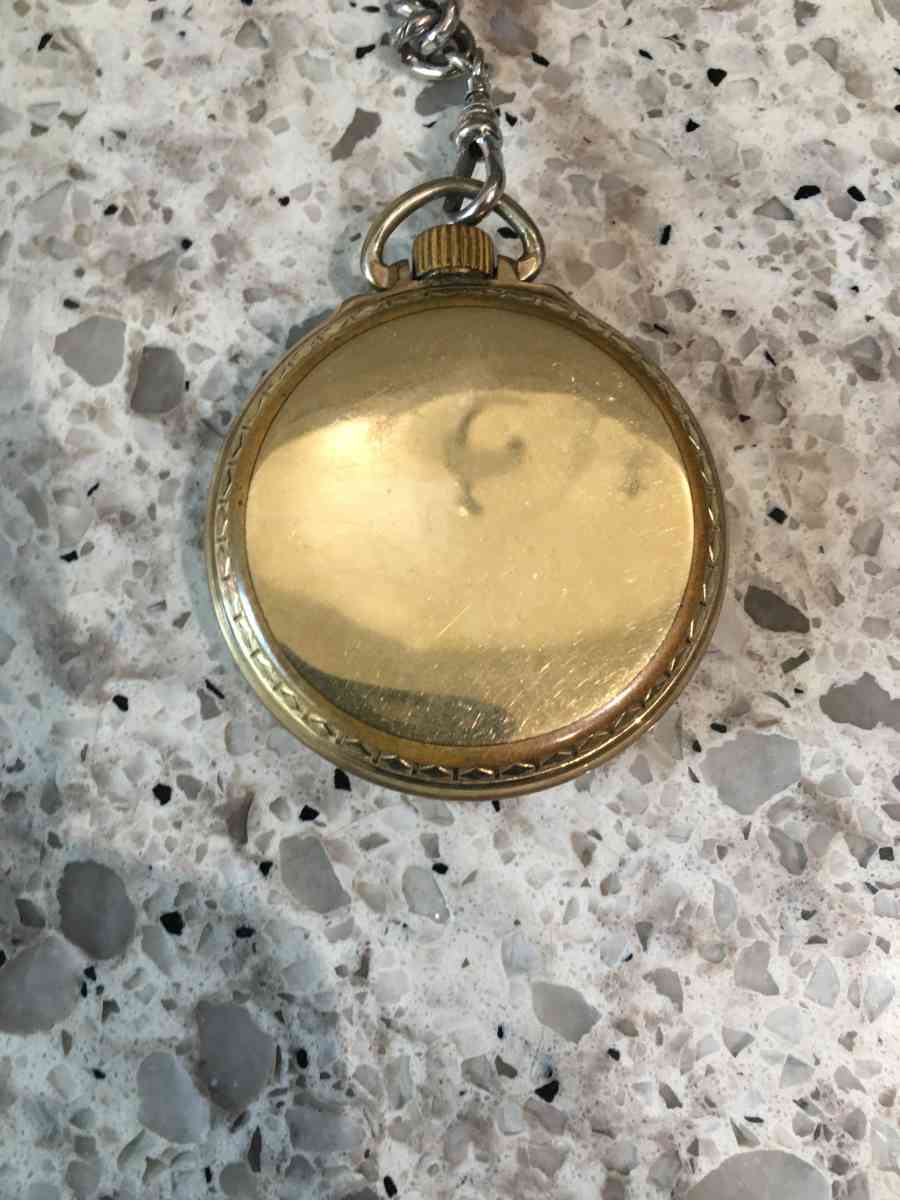 1944 Elgin BW Raymond Railroad Grade Pocket Watch - Newport Beach, California - FleaMarketBay