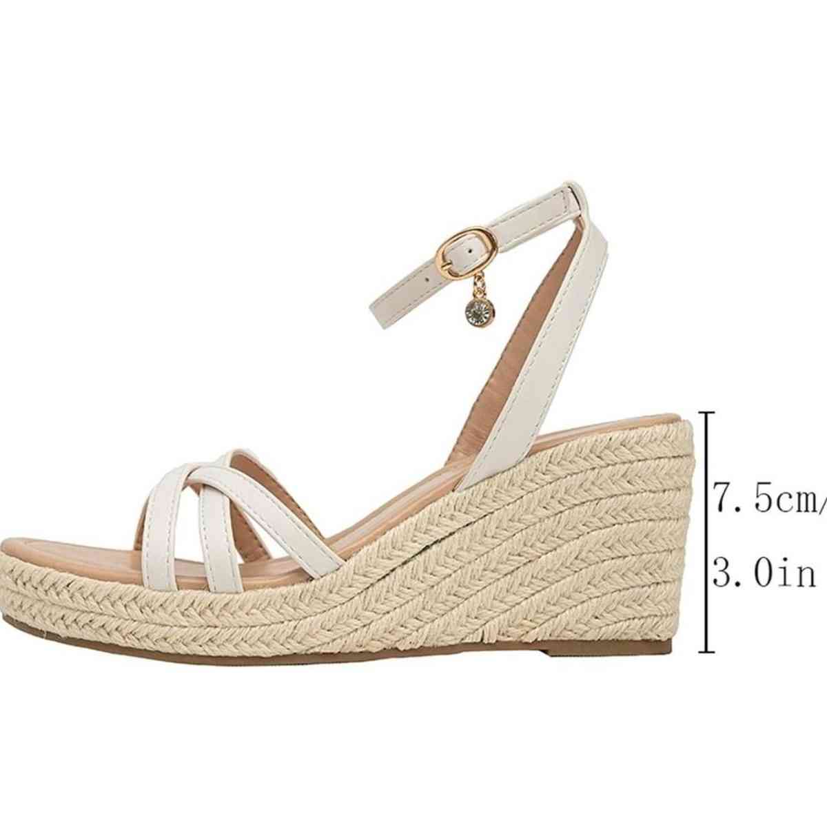 White Platforms Wedge Sandal - Louisville, Kentucky - FleaMarketBay