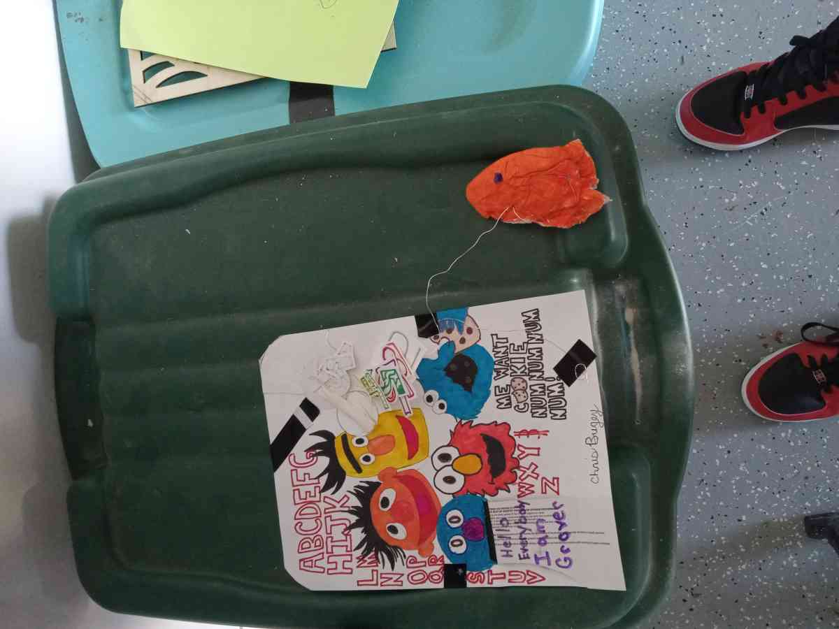 sesame street picture I drew then filled with markers - Melbourne, Florida