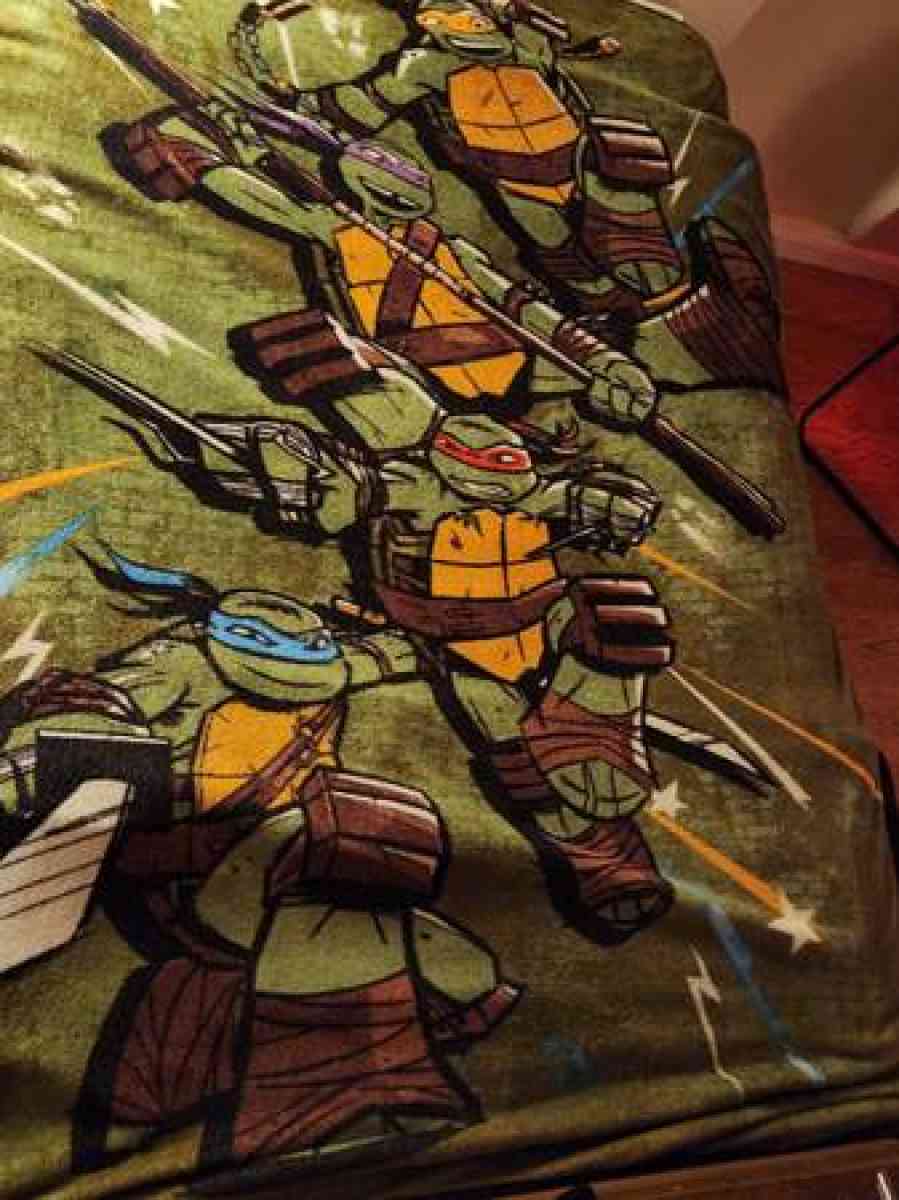 Teenage Mutant Ninja Turtles blanket - Clinton, Massachusetts - FleaMarketBay
