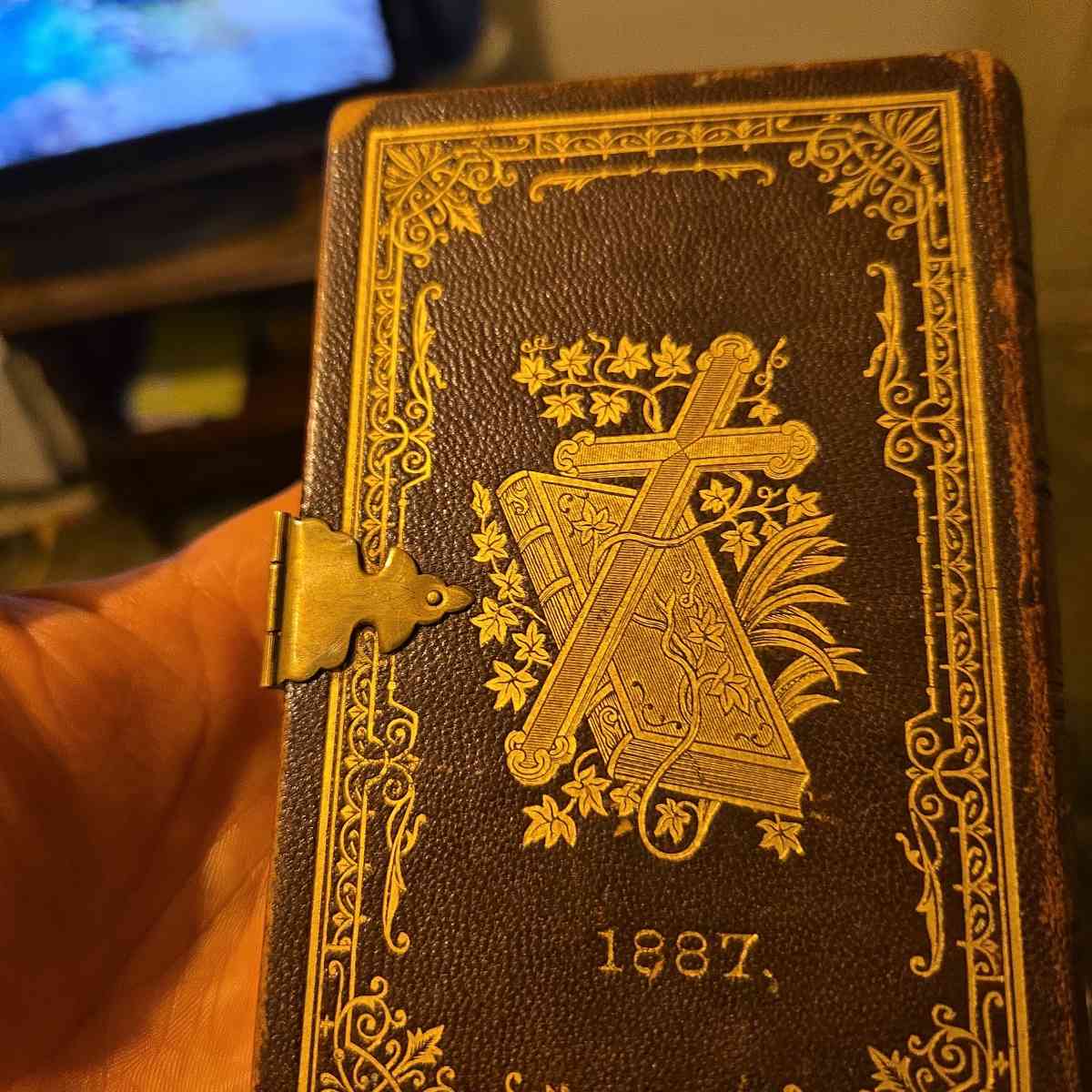 1886 german evangelical Lutheran hymnal - Springfield, Illinois