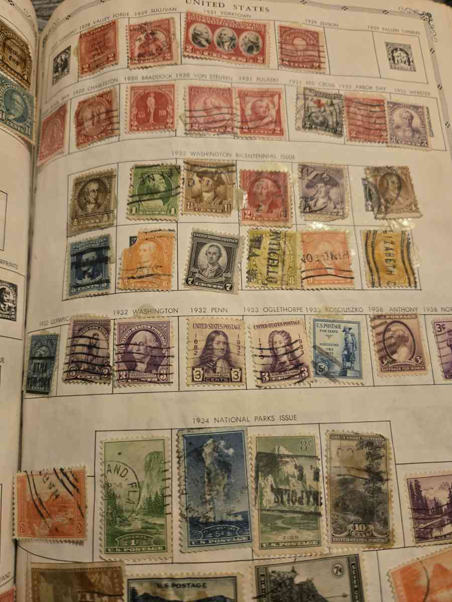 old stamps 1800s to 1900s - Springfield, Illinois