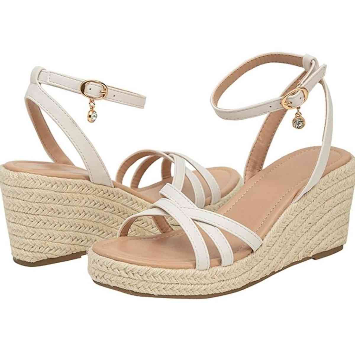 White Platforms Wedge Sandal - Louisville, Kentucky - FleaMarketBay