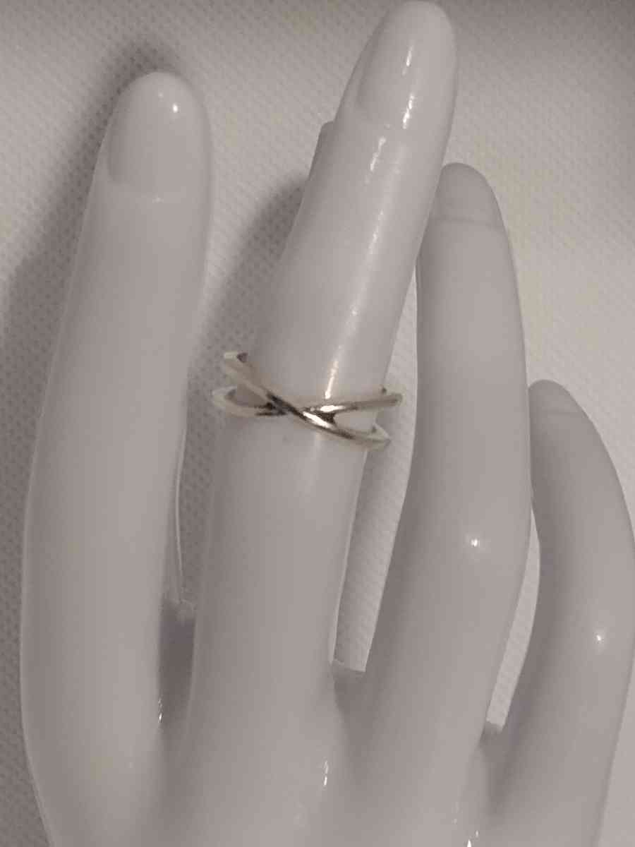 Silver Criss Cross Ring - Roanoke, Virginia