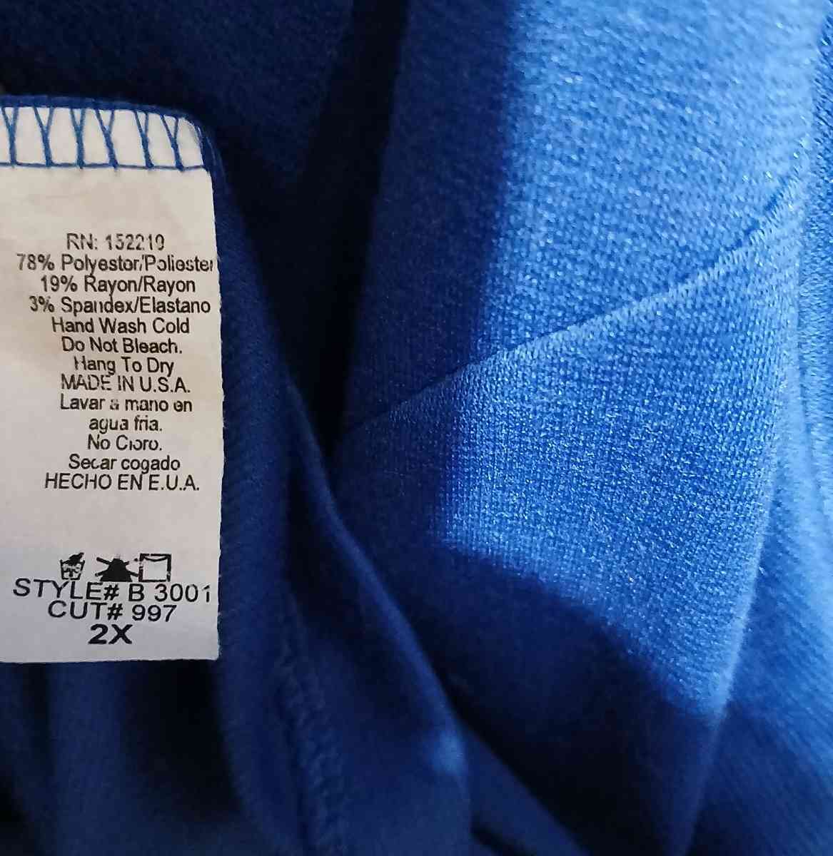 Auline Collection Blue 2X Garment - Indianapolis, Indiana - FleaMarketBay