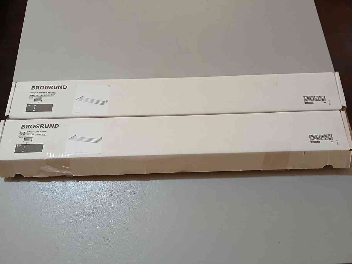 Lot of 2 Brogrund wall mounting shelves - Indianapolis, Indiana