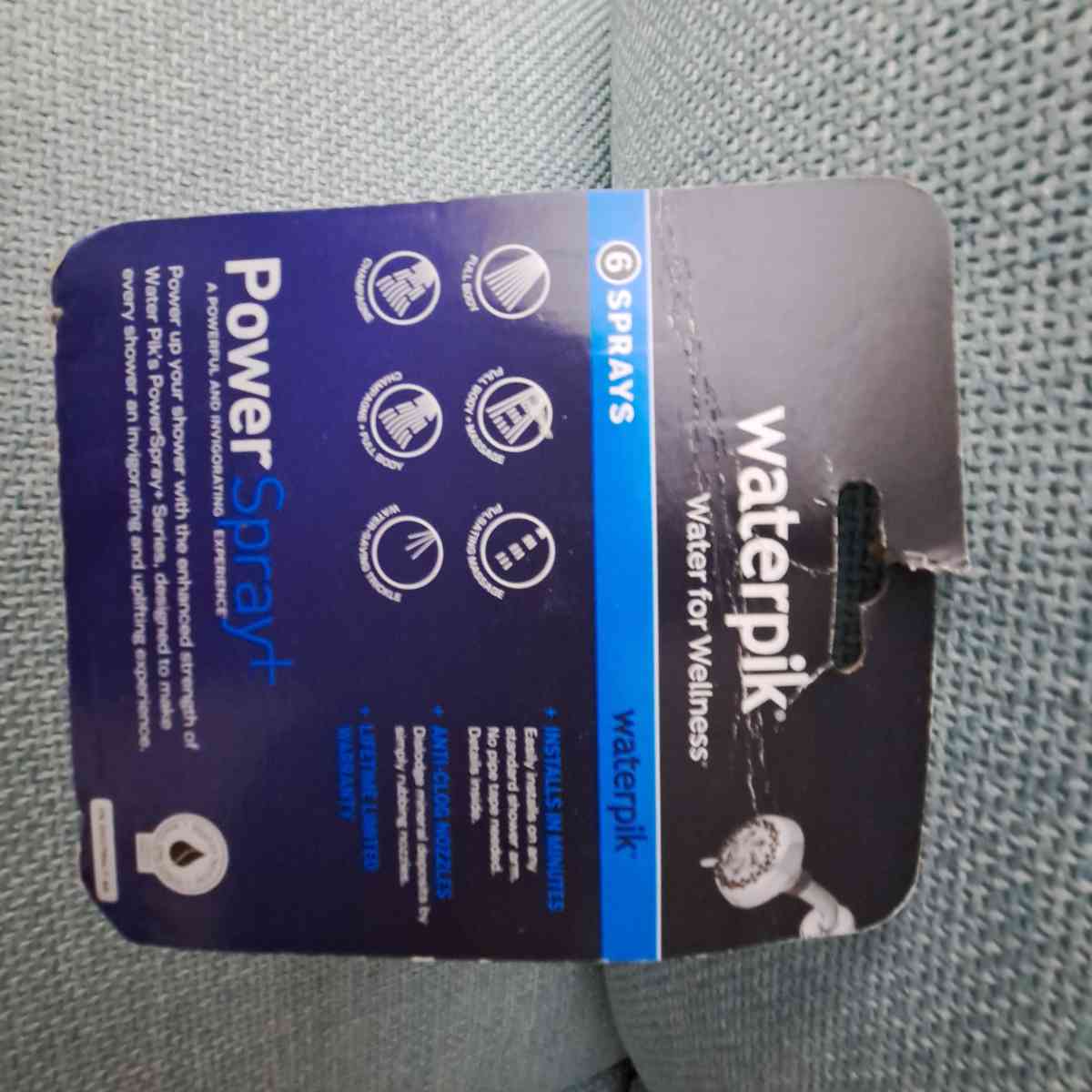 New Waterpick Power Spray Pro Spa Showerhead - Alicia, Arkansas - FleaMarketBay