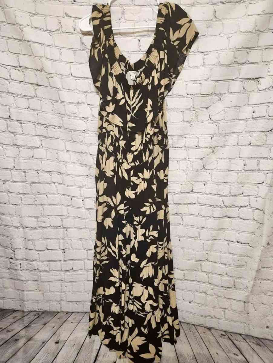 2X Womens Terra and Sky Long Black Dress - Kansas City, Missouri