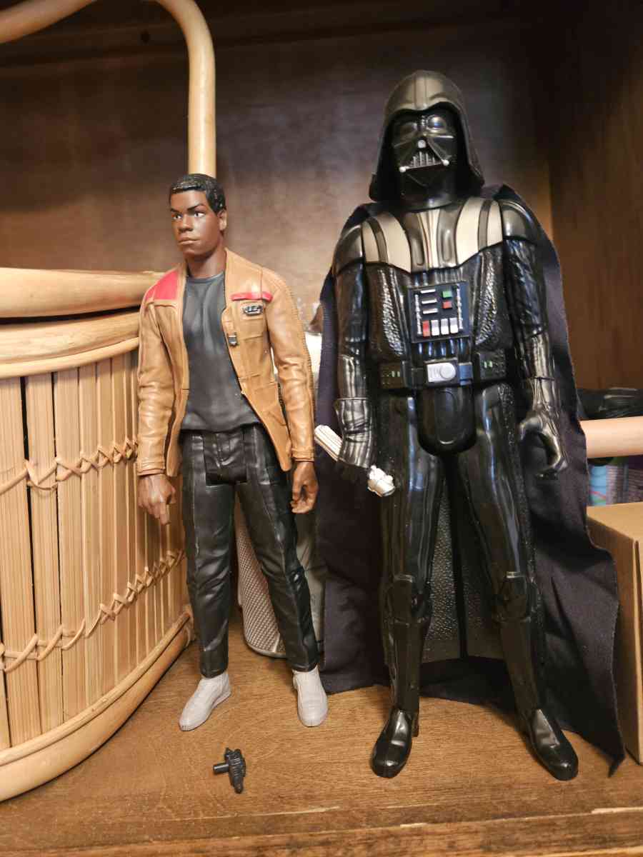 Star Wars Finn and Darth Vader Action Figures - Chicago, Illinois - FleaMarketBay