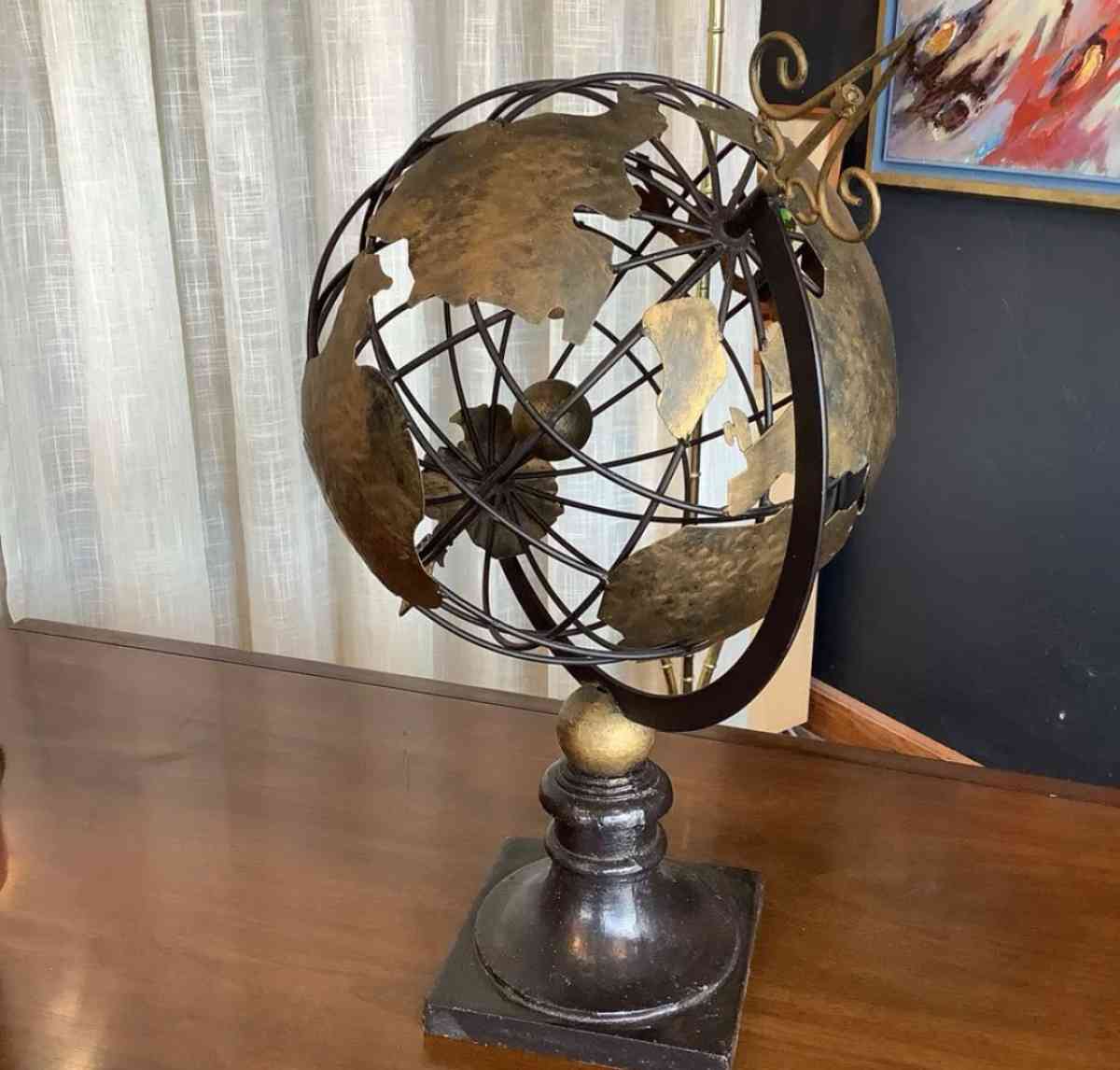 Metal Armillary Globe Sphere - Greendale, Wisconsin