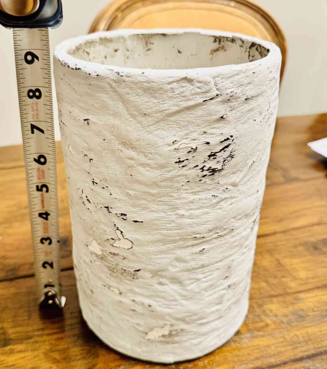 Cylindrical Textured Decorative Vase - Falls Church, Virginia - FleaMarketBay