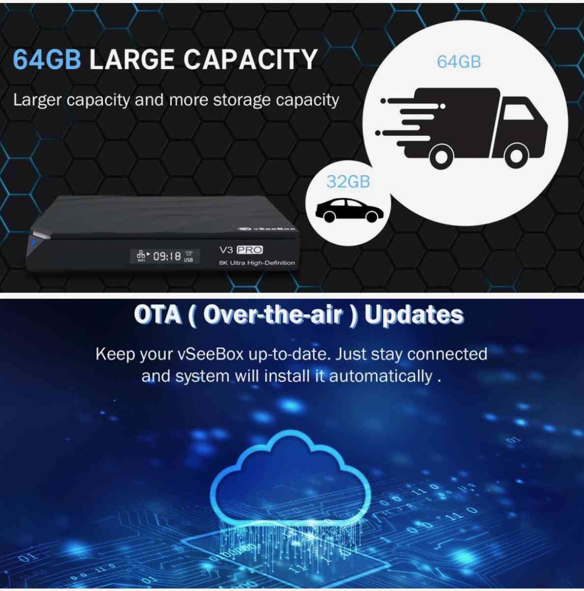 Vsee Box V3 Pro High Quality Streaming Device - Cypress, California - FleaMarketBay