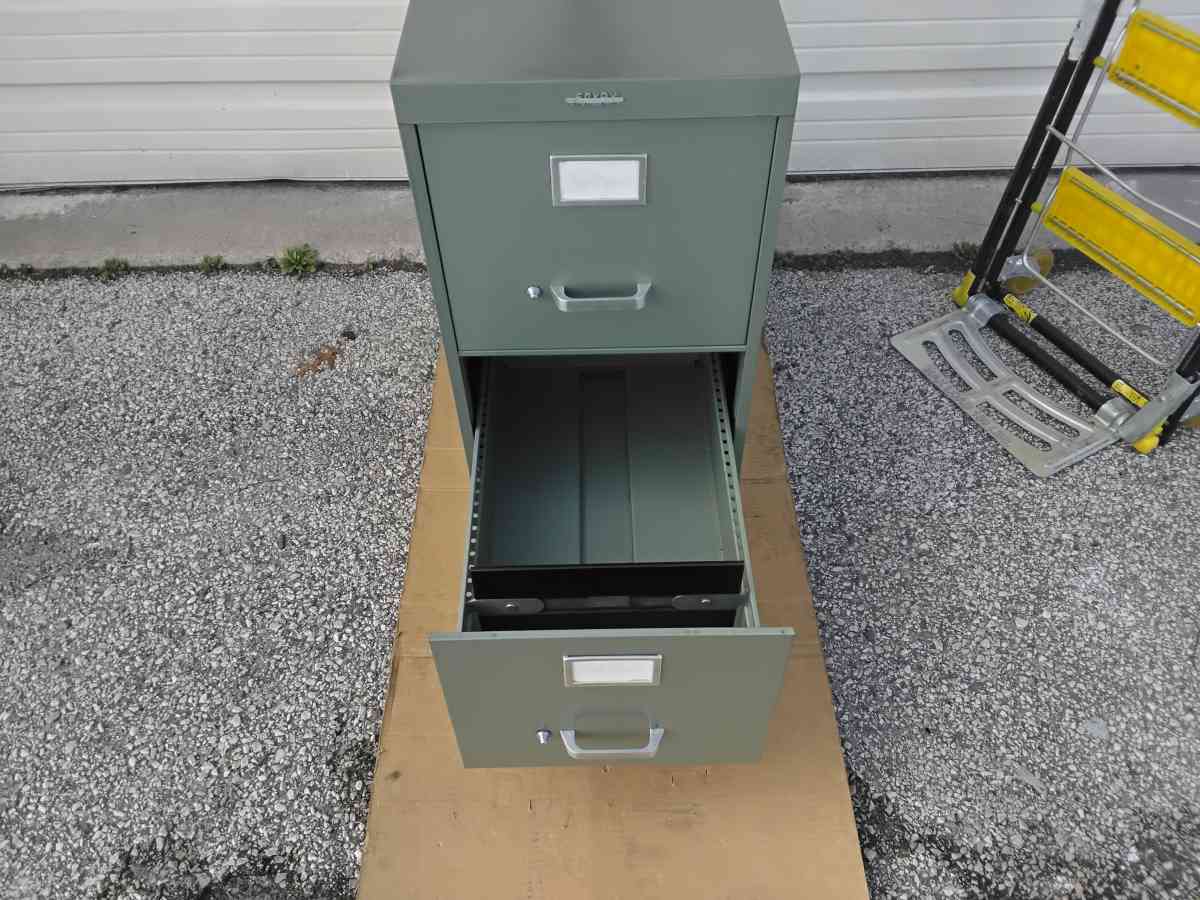 Well Made Light Green Filling Cabinet Very Clean Like New - Williamstown, New Jersey - FleaMarketBay