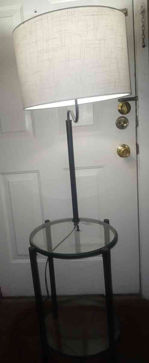 side table two their glass top table - Waco, Texas - FleaMarketBay