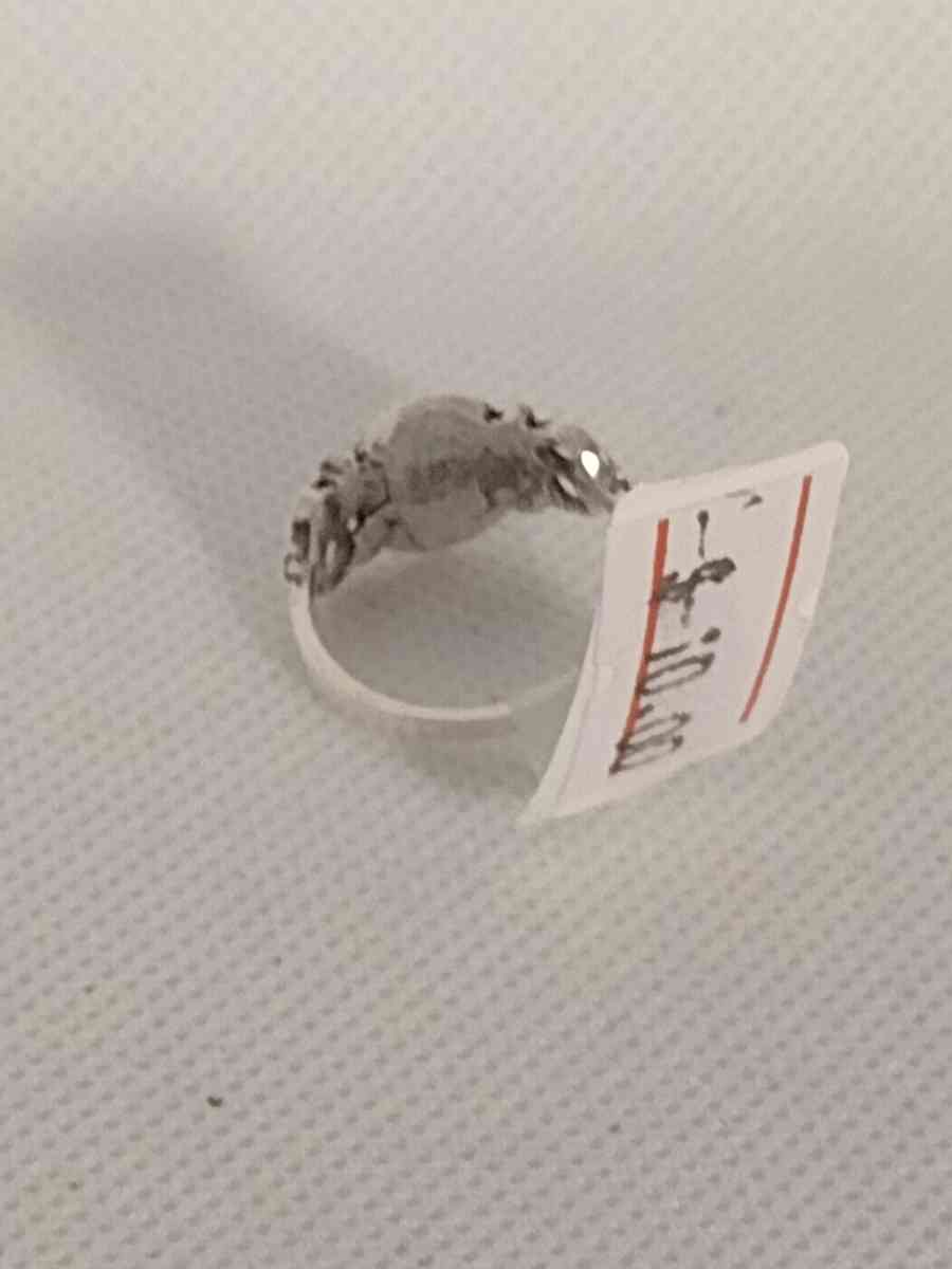 Blue Mirror Style Silver Ring - Roanoke, Virginia - FleaMarketBay