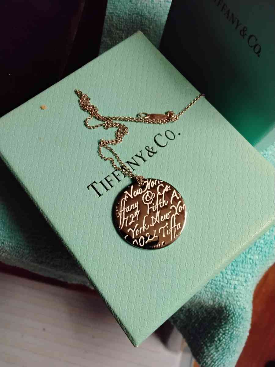TIFFANYCO notes NECKLACE - Brookfield, Massachusetts - FleaMarketBay