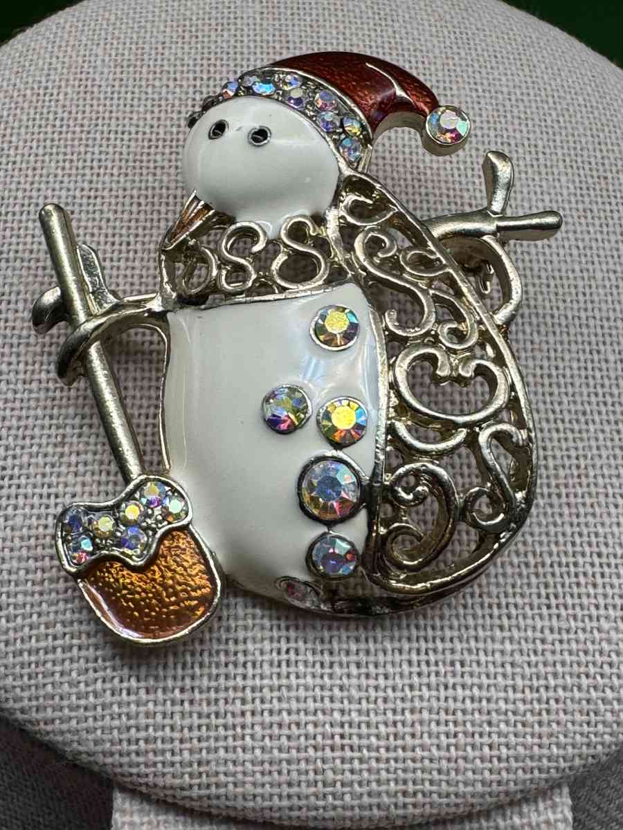 2039PTT High Quality New Enamel  Snowman With Shovel - Gallatin, Tennessee