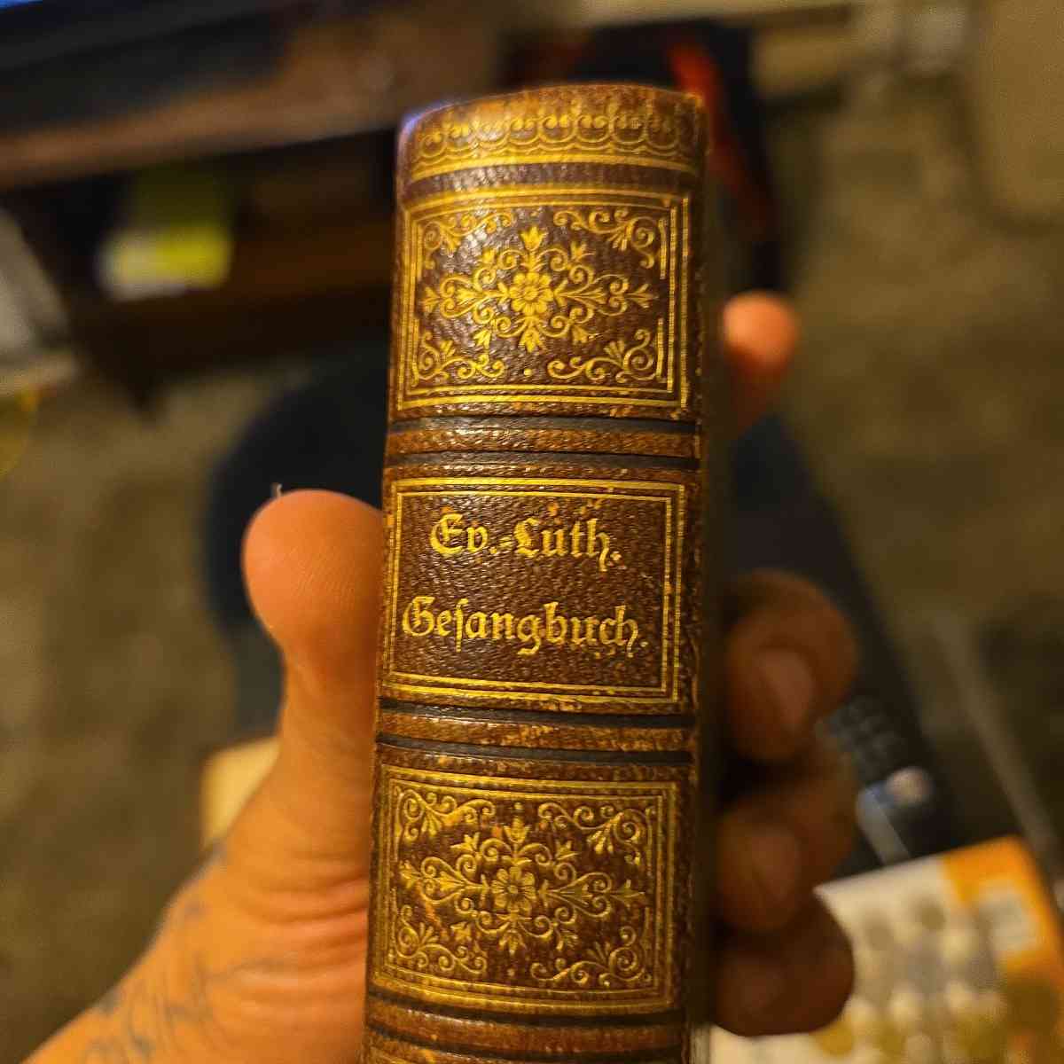 1886 german evangelical Lutheran hymnal - Springfield, Illinois - FleaMarketBay