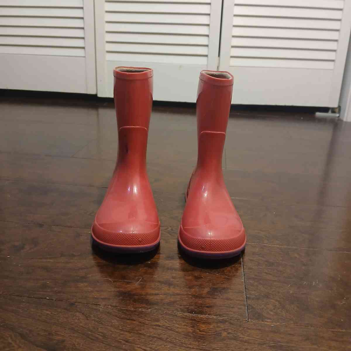 Girls Toddler Rain Boots size 9 to 10 - Indianapolis, Indiana - FleaMarketBay