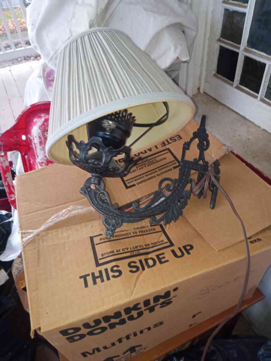 antique metal wall lamp - Rochester, New York