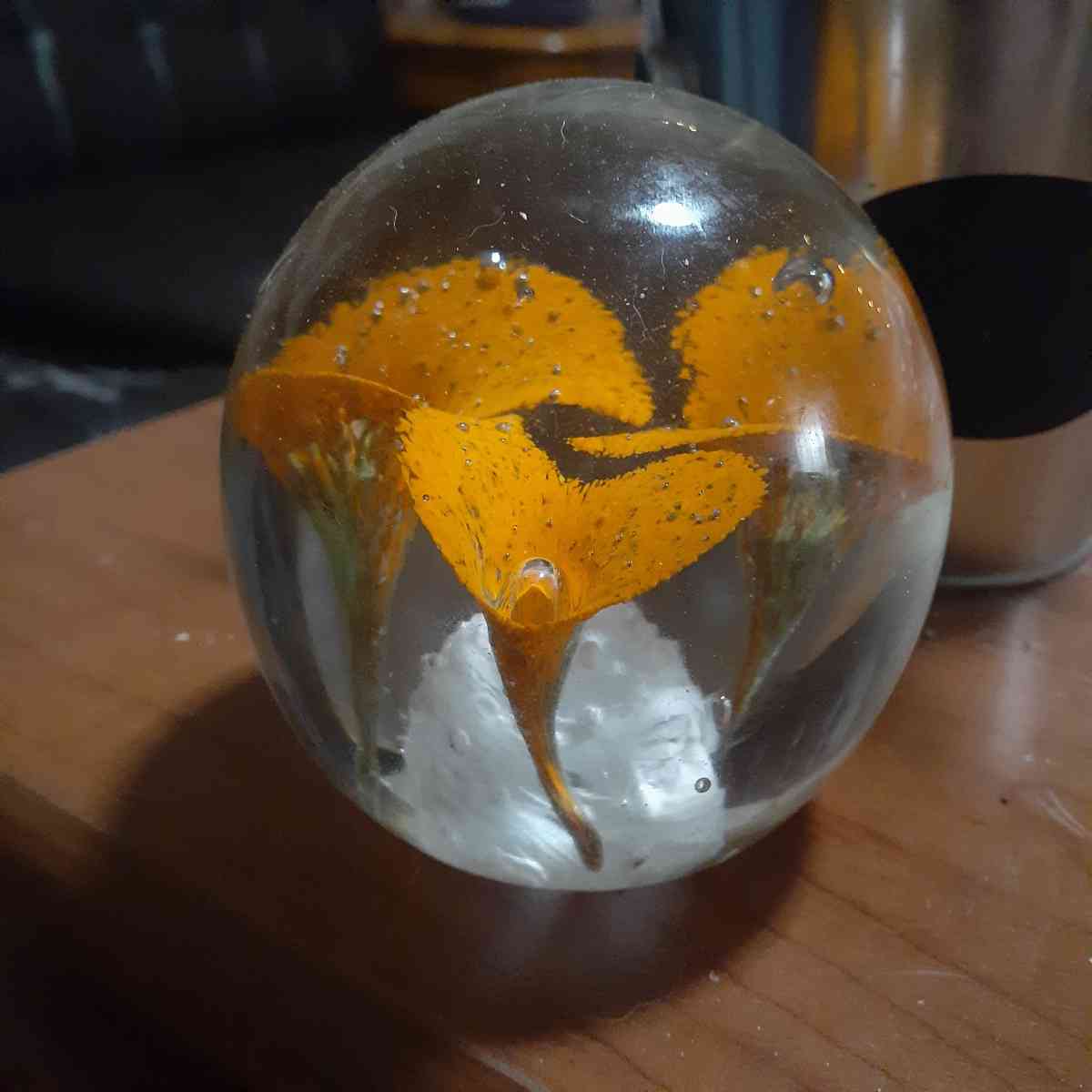 vintage glass paperweight - Washington, Pennsylvania - FleaMarketBay