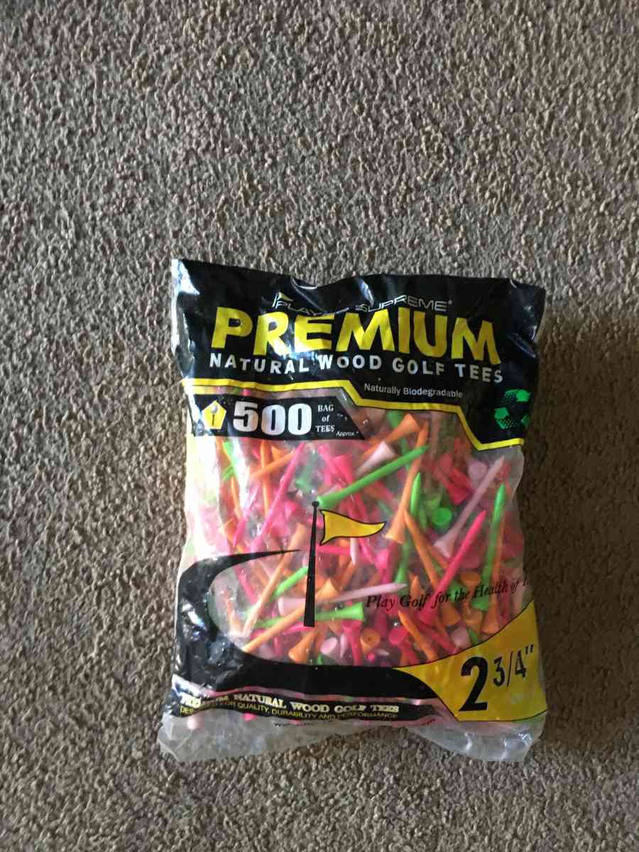 Golf tees 500 bag - Newport Beach, California - FleaMarketBay