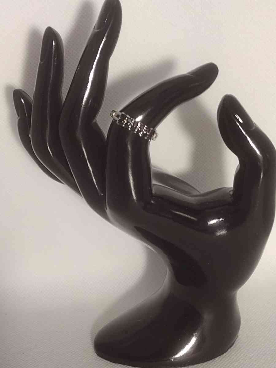 Black Twelve Silvery Ring - Roanoke, Virginia - FleaMarketBay