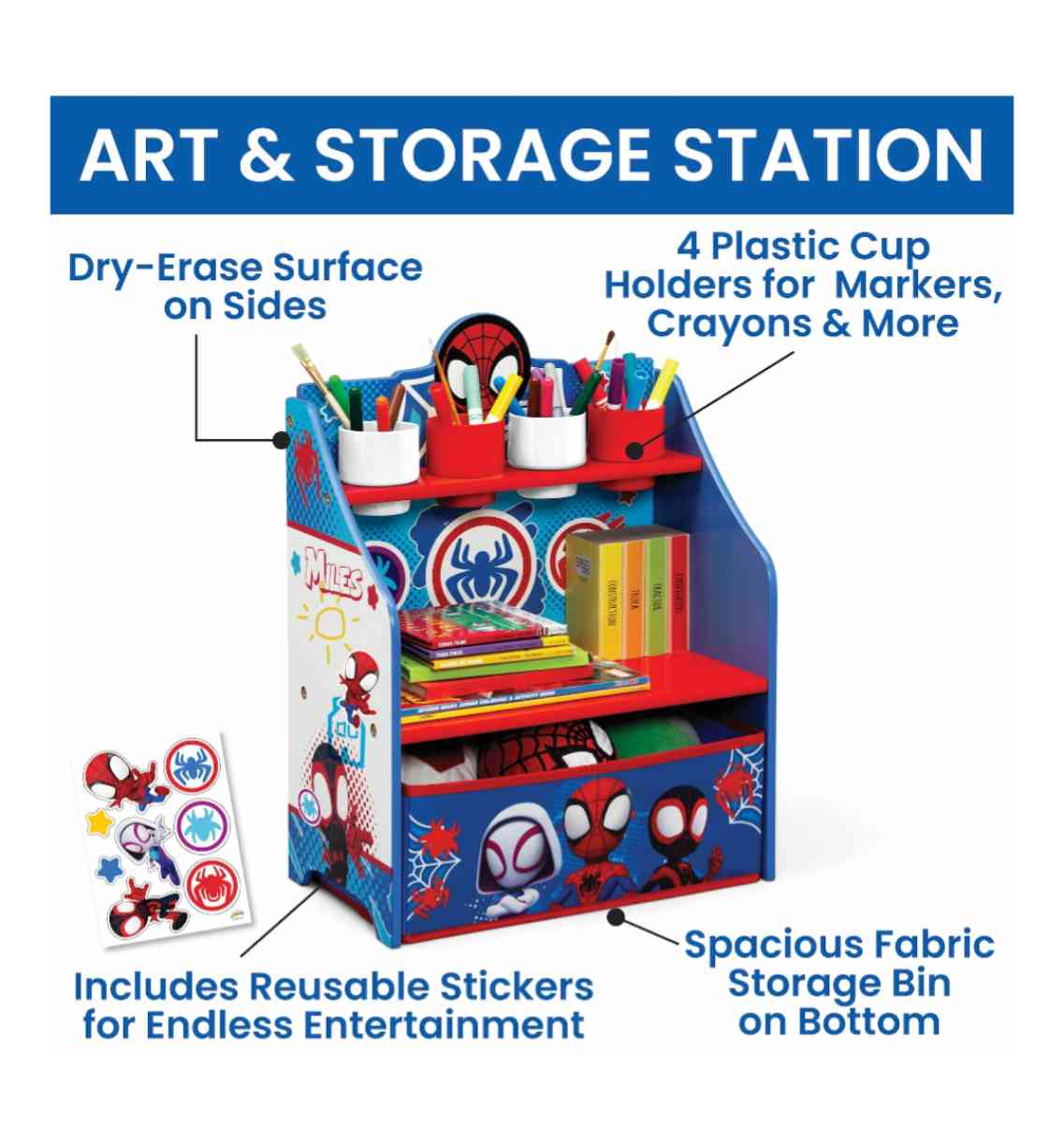 Spidey and His Amazing Friends 3Piece Art  Play Toddler Room - Stockton, California - FleaMarketBay